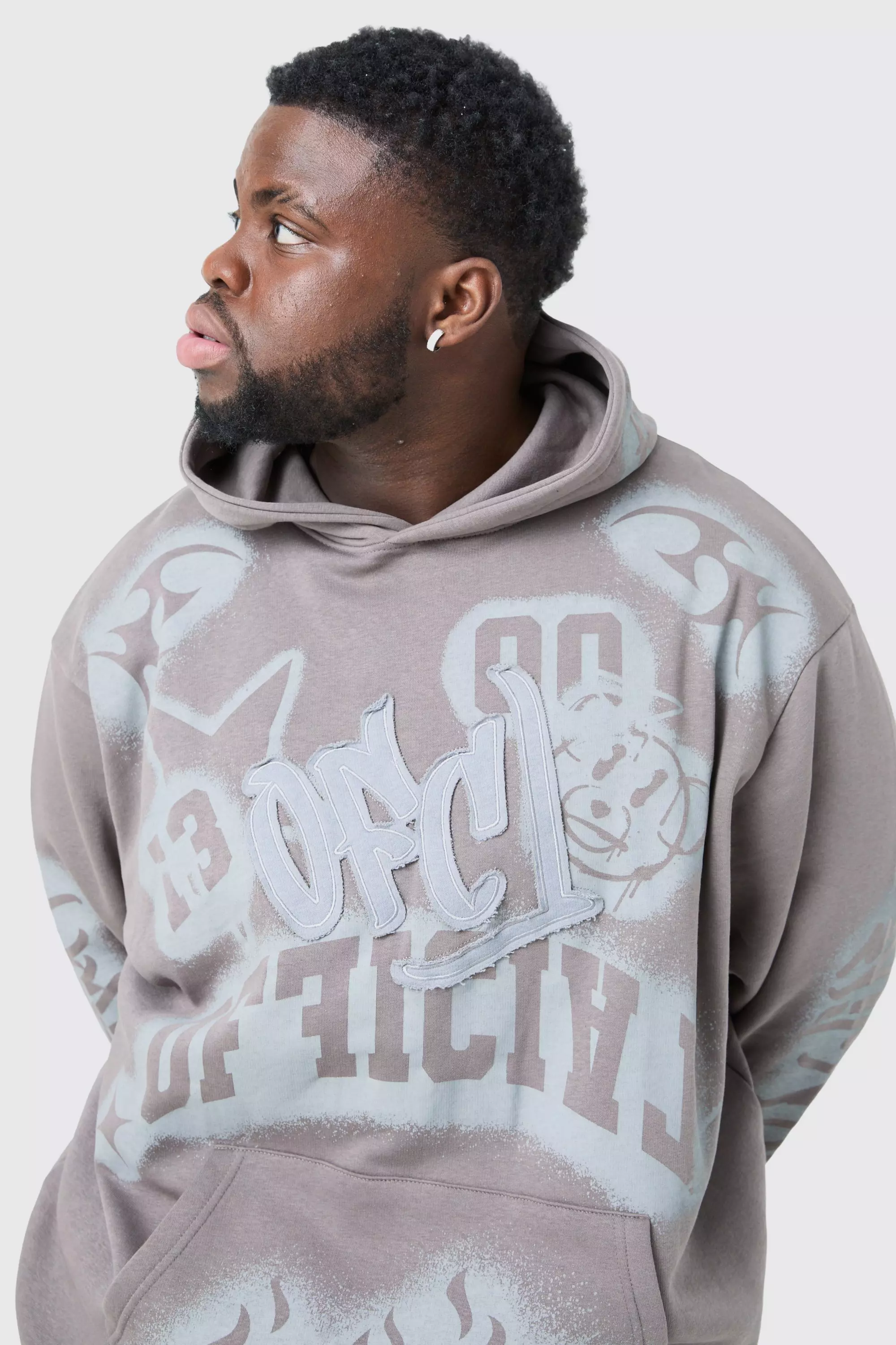 Graffiti hot sale print hoodie